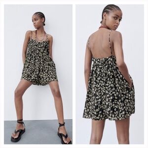 Zara romper with pockets